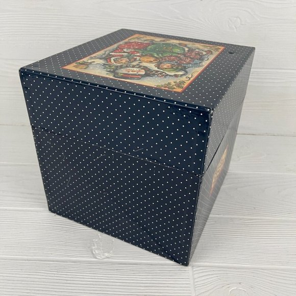 Lang & Wise Classic Santa Merry Round Snowman Set Susan Winget 1st Edition 1998 - Picture 4 of 16